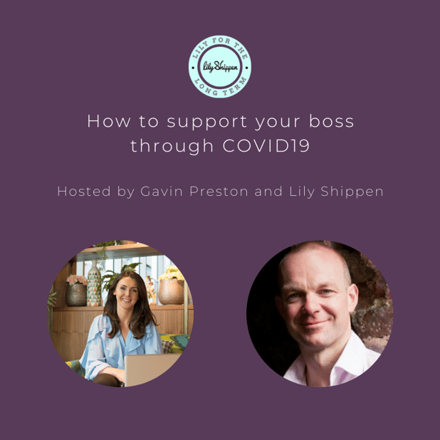 Webinar – How to support your boss through COVID19